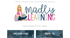 Desktop Screenshot of madlylearning.com